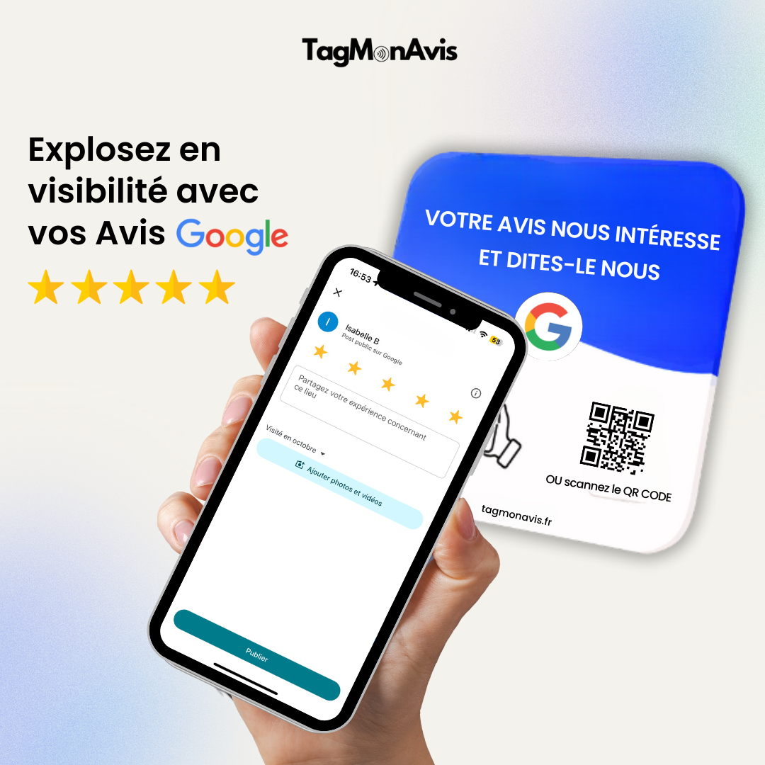 Plaque NFC Google Avis