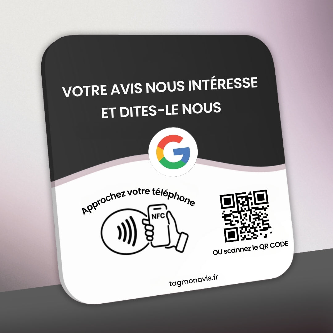 Plaque NFC Google Avis